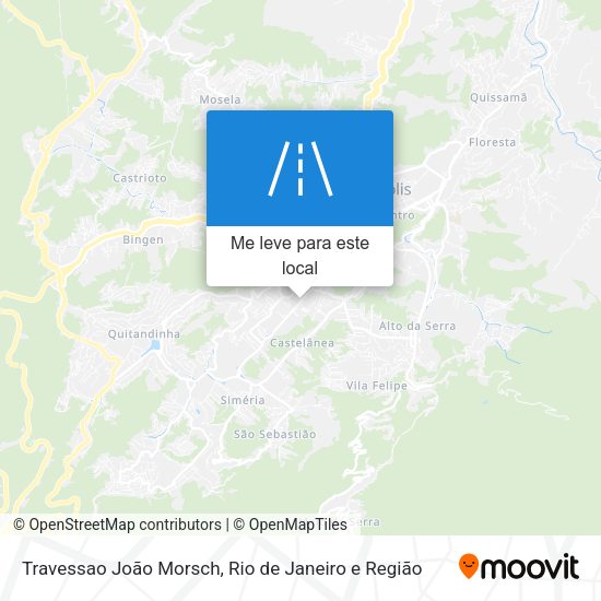 Travessao João Morsch mapa