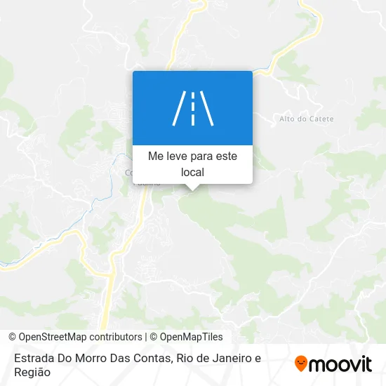 Estrada Do Morro Das Contas mapa