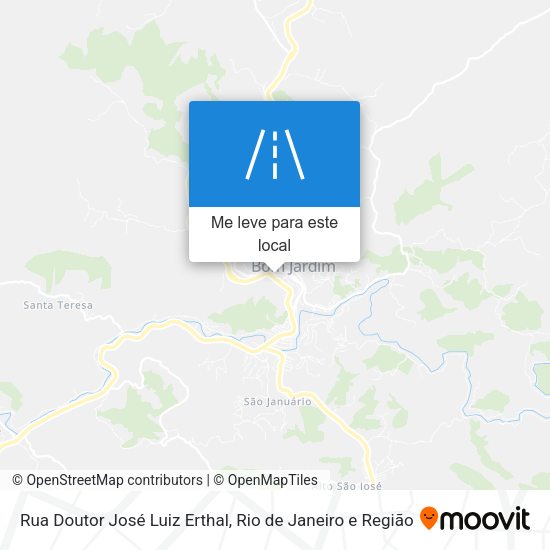 Rua Doutor José Luiz Erthal mapa