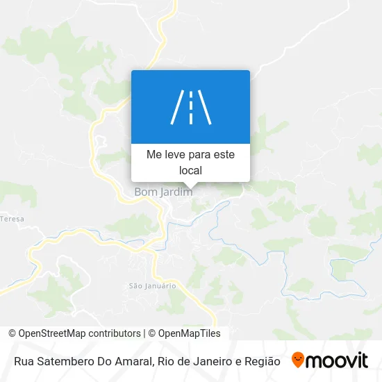 Rua Satembero Do Amaral mapa