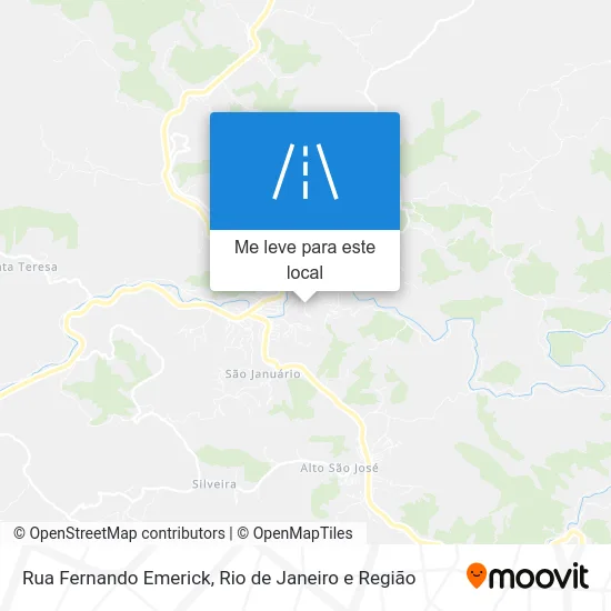 Rua Fernando Emerick mapa