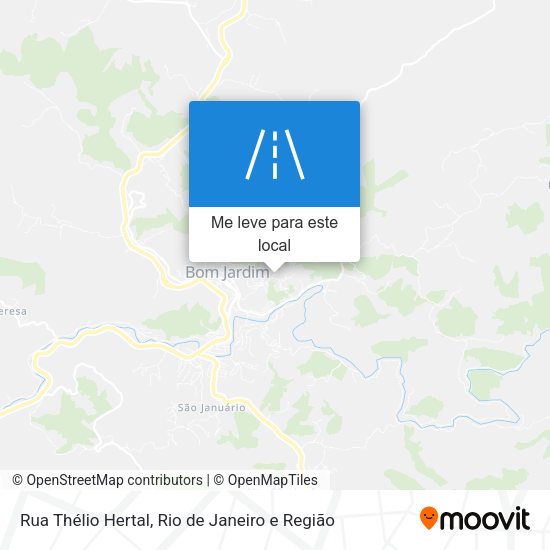 Rua Thélio Hertal mapa