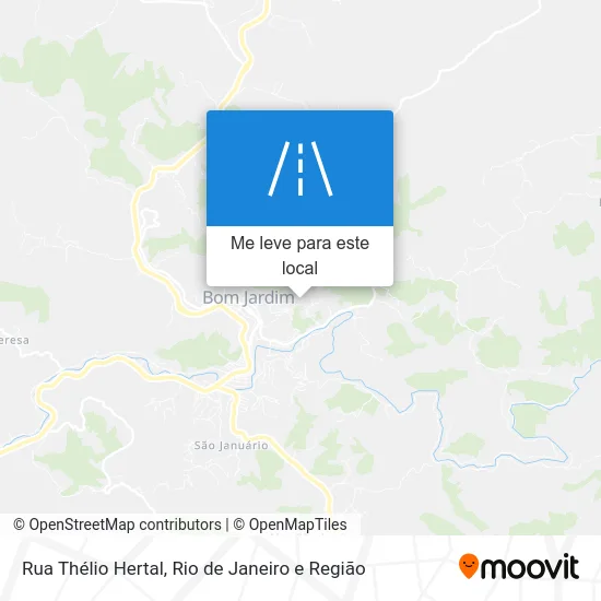 Rua Thélio Hertal mapa