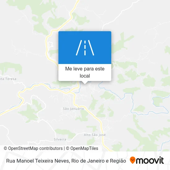 Rua Manoel Teixeira Neves mapa
