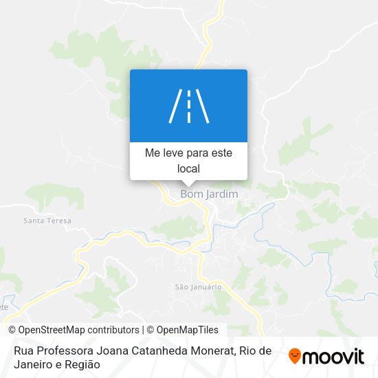 Rua Professora Joana Catanheda Monerat mapa