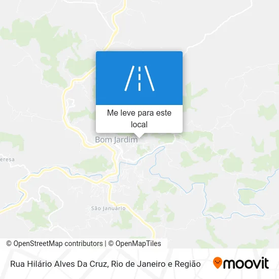 Rua Hilário Alves Da Cruz mapa