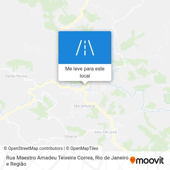 Rua Maestro Amadeu Teixeira Correa mapa