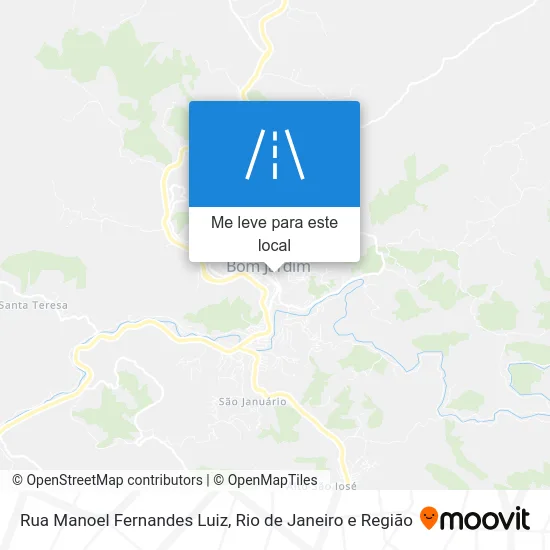 Rua Manoel Fernandes Luiz mapa