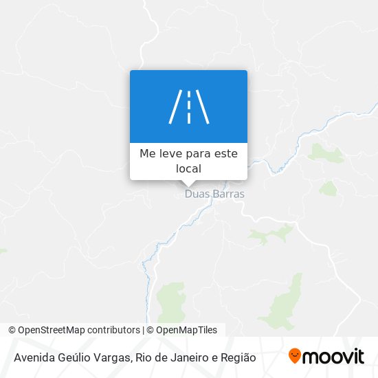 Avenida Geúlio Vargas mapa