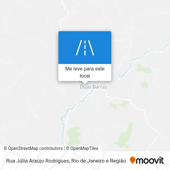 Rua Júlia Araújo Rodrigues mapa