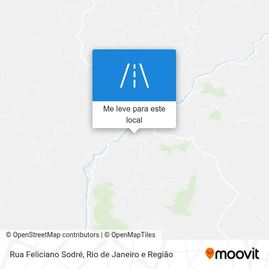 Rua Feliciano Sodré mapa