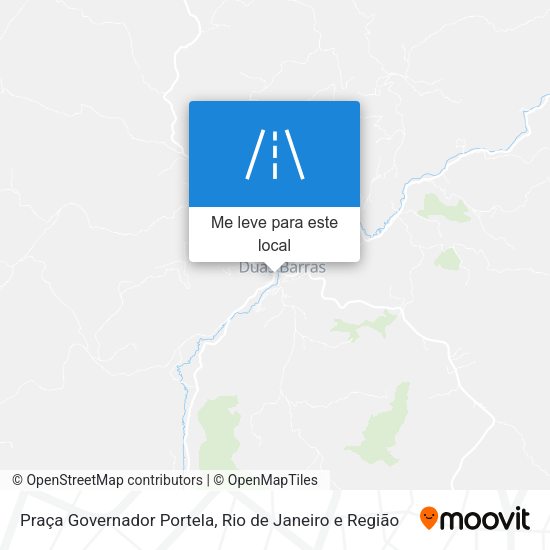 Praça Governador Portela mapa