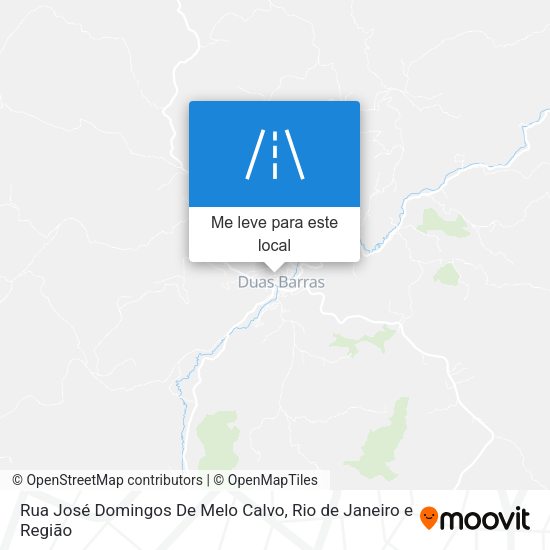 Rua José Domingos De Melo Calvo mapa