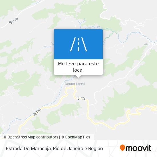 Estrada Do Maracujá mapa