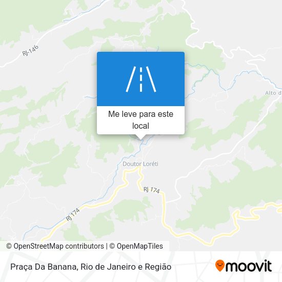 Praça Da Banana mapa