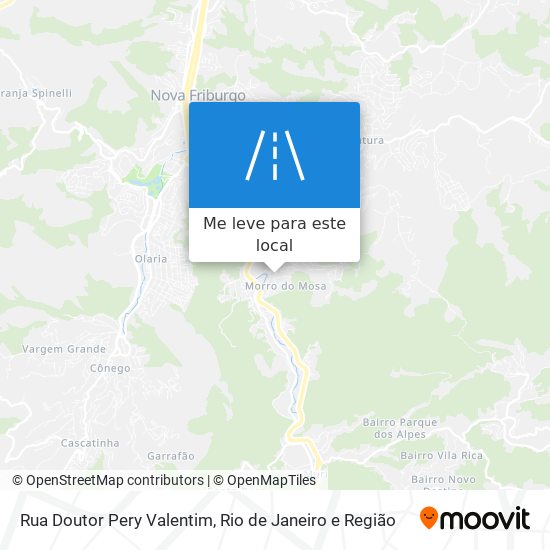 Rua Doutor Pery Valentim mapa