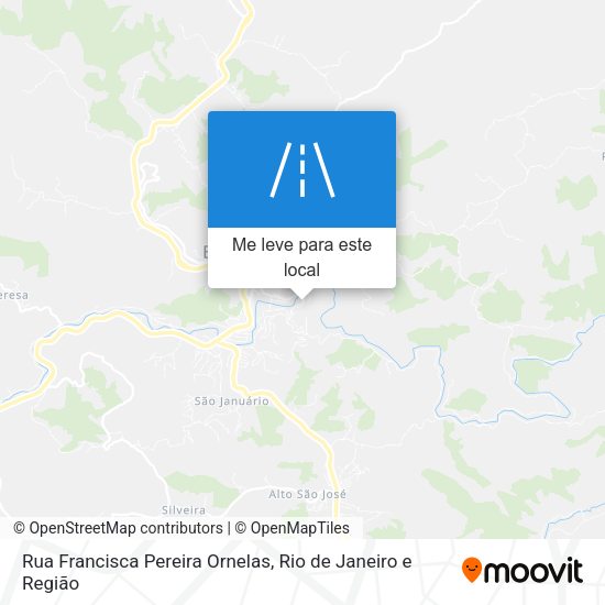 Rua Francisca Pereira Ornelas mapa
