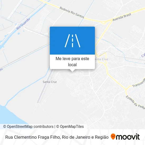 Rua Clementino Fraga Filho mapa