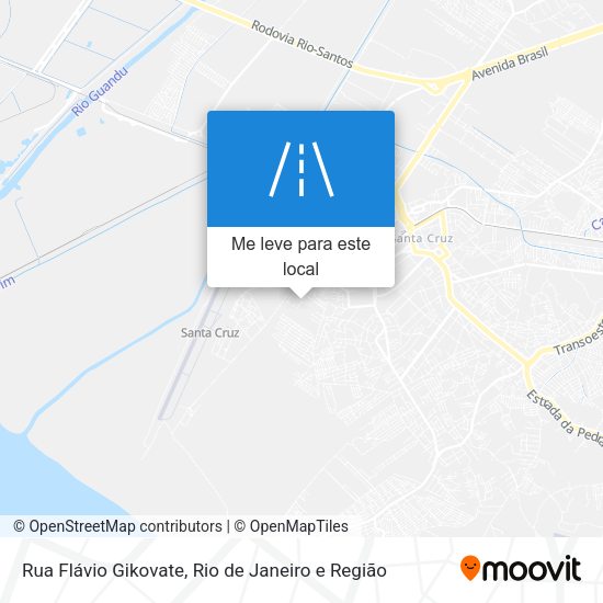 Rua Flávio Gikovate mapa