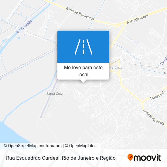 Rua Esquadrão Cardeal mapa