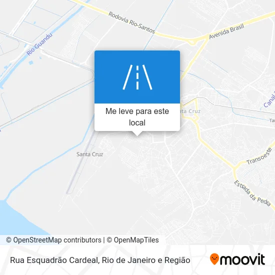 Rua Esquadrão Cardeal mapa