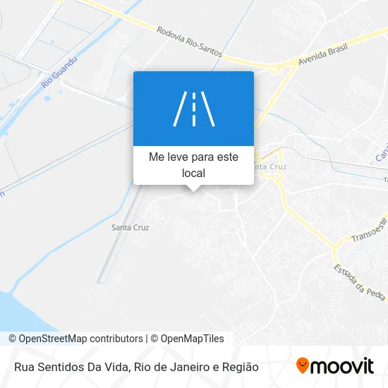 Rua Sentidos Da Vida mapa