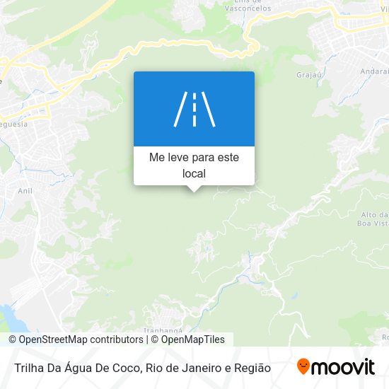 Trilha Da Água De Coco mapa