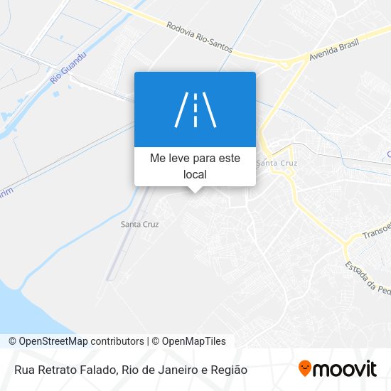 Rua Retrato Falado mapa