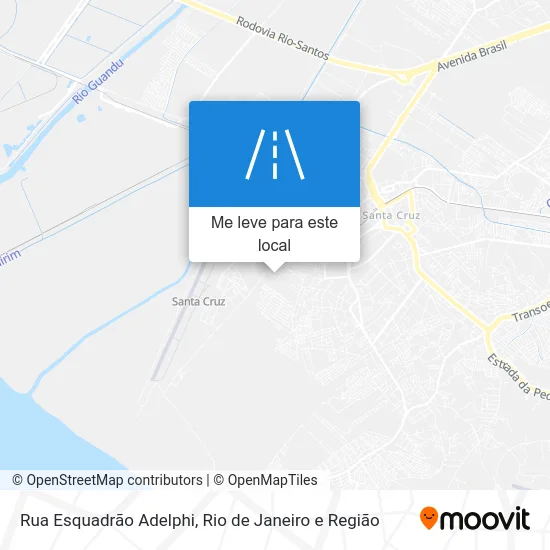 Rua Esquadrão Adelphi mapa