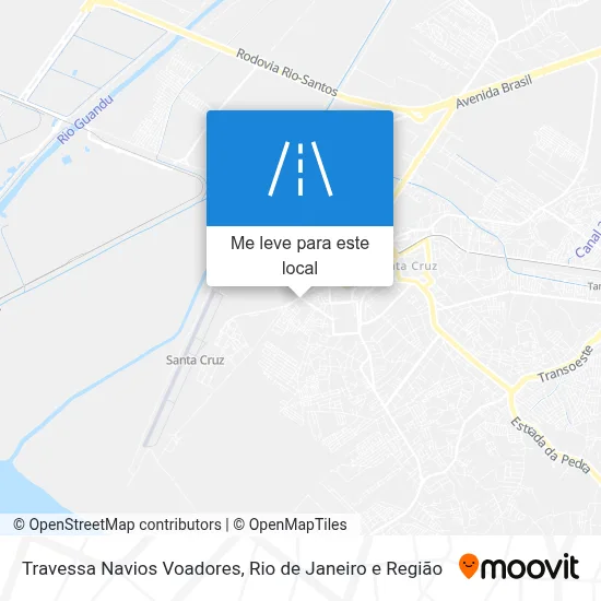 Travessa Navios Voadores mapa
