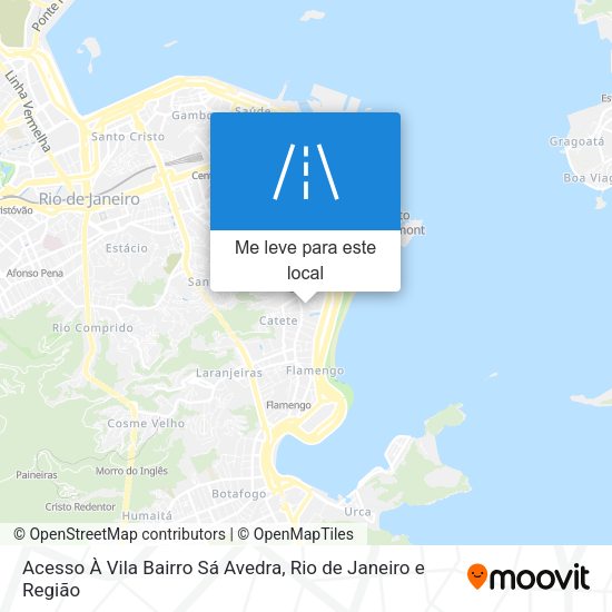 Acesso À Vila Bairro Sá Avedra mapa