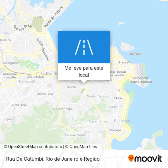 Rua De Catumbi mapa