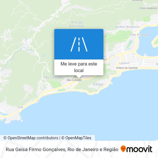 Rua Geísa Firmo Gonçalves mapa