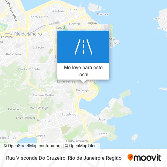 Rua Visconde Do Cruzeiro mapa
