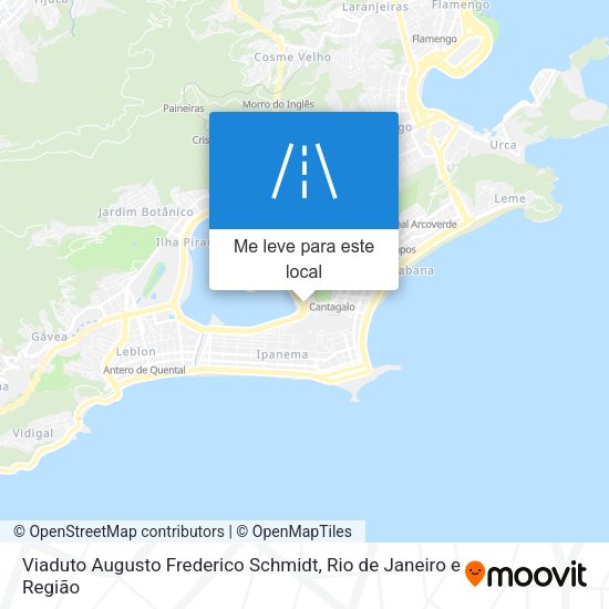 Viaduto Augusto Frederico Schmidt mapa