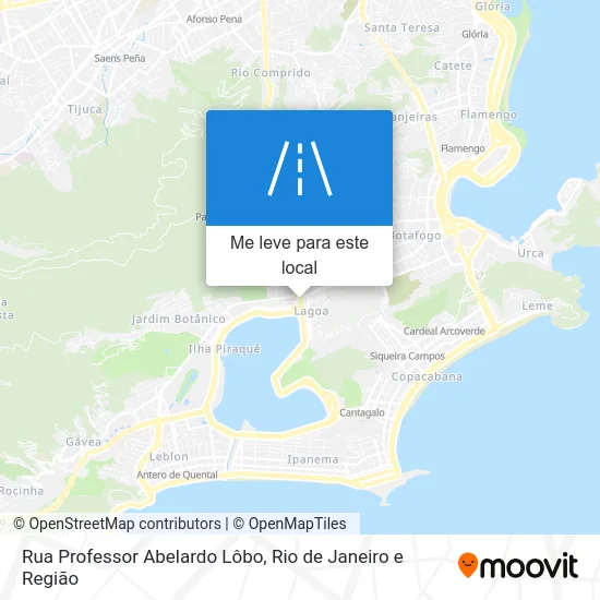 Rua Professor Abelardo Lôbo mapa