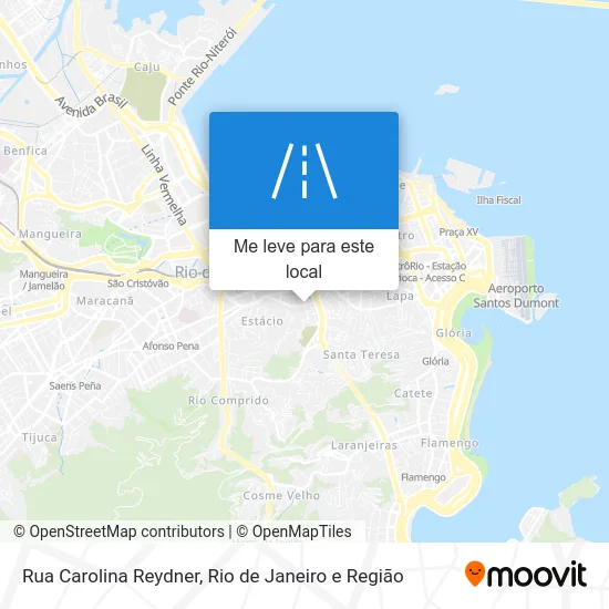 Rua Carolina Reydner mapa