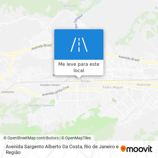 Avenida Sargento Alberto Da Costa mapa
