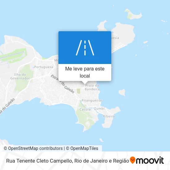 Rua Tenente Cleto Campello mapa