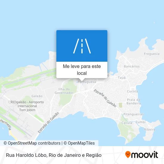 Rua Haroldo Lôbo mapa