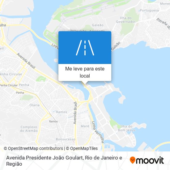 Avenida Presidente João Goulart mapa