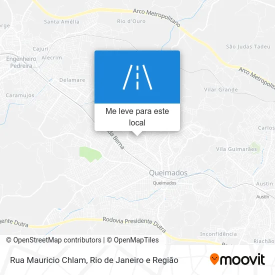 Rua Mauricio Chlam mapa