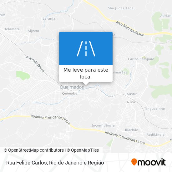 Rua Felipe Carlos mapa