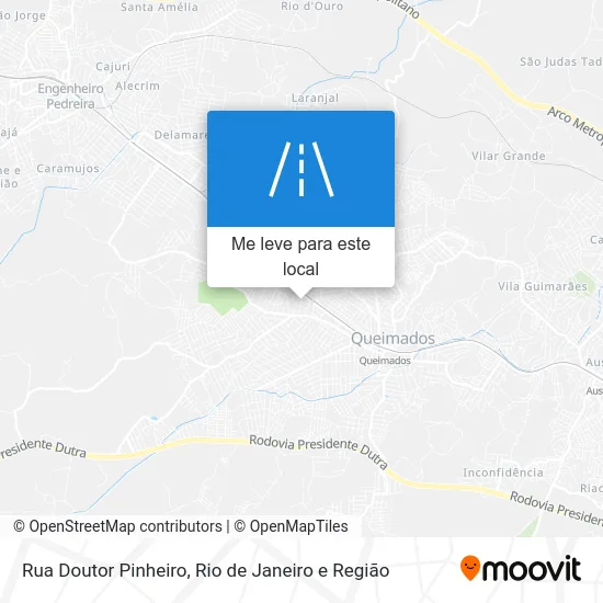 Rua Doutor Pinheiro mapa