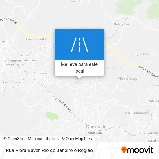 Rua Flora Bayer mapa