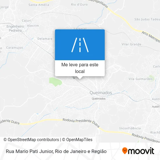 Rua Mario Pati Junior mapa