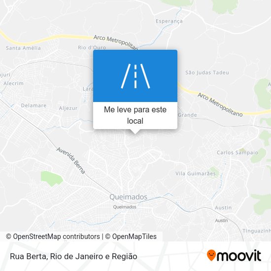 Rua Berta mapa