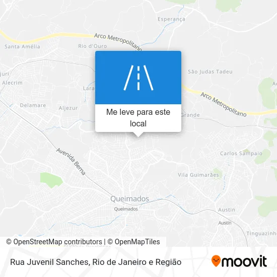 Rua Juvenil Sanches mapa