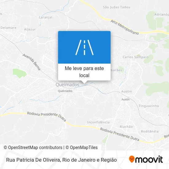 Rua Patricia De Oliveira mapa