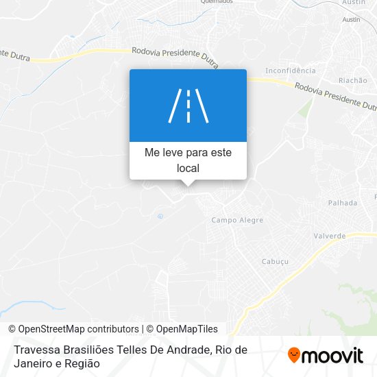 Travessa Brasiliões Telles De Andrade mapa